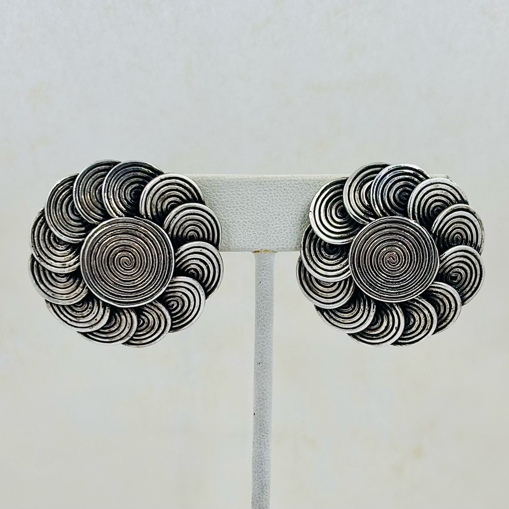 John Hardy Vintage Sterling Silver Earrings - Hand Signed